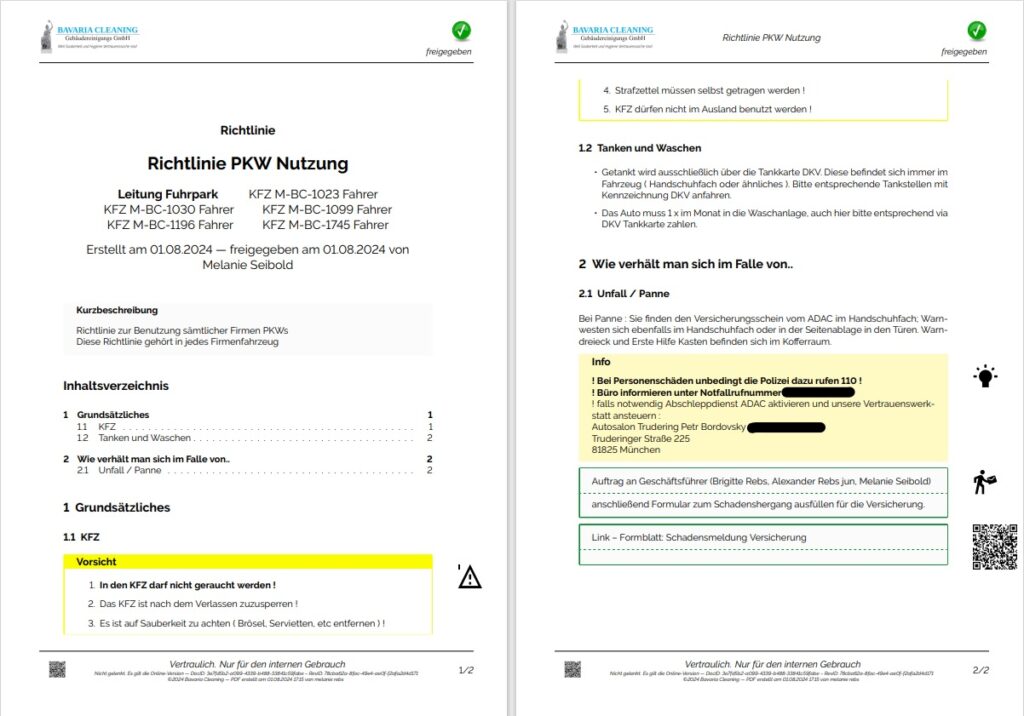 Die Richtlinie im PDF-Format für den Ausdruck