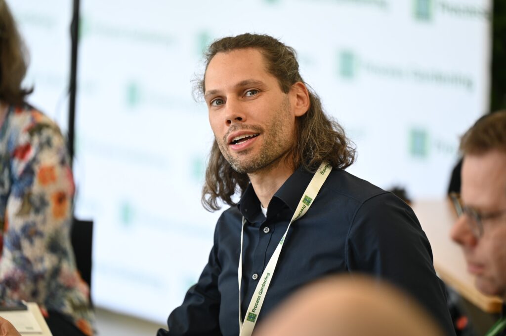 Prozessberater Marvin Bunjes beim 16. Process Gardening Community-Treffen