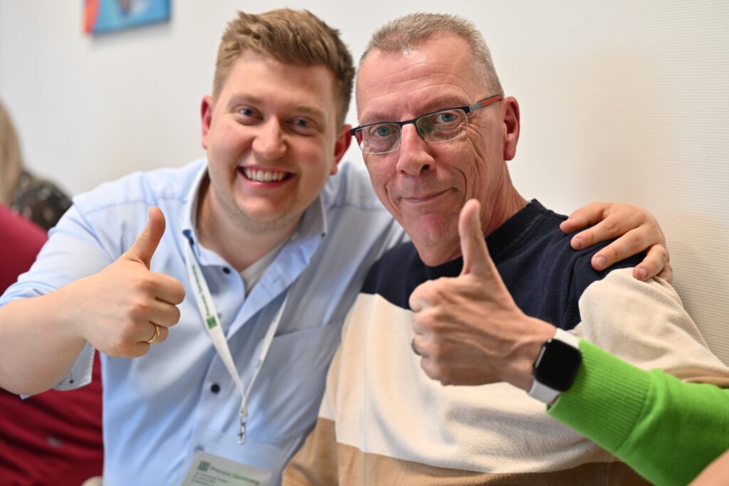 Samuel Wolf von vapic und Erwin Oelsner von Stolz und Seng