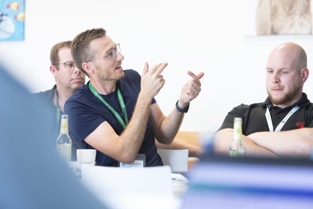 Teilnehmer beim  Process Gardening Community-Treffen
