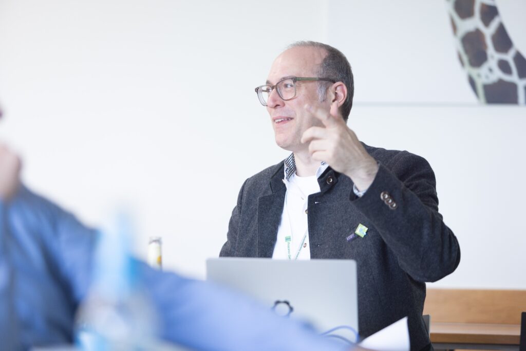Dr. Mario Schubert beim 16. Process Gardening Community-Treffen